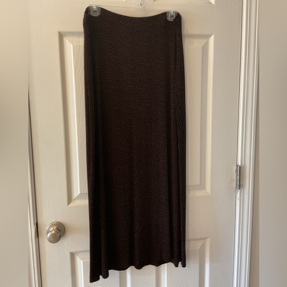 Linden Hill Women’s Large Maxi Black/Pink Skirt
